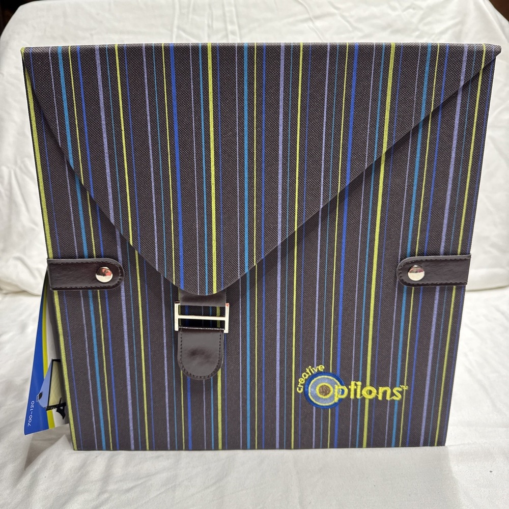 Creative Options Sturdy Fold-Out Shoulder Tote Scrapbooking Crafts Work NWT